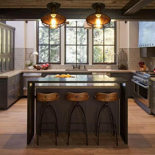Rustic farmhouse metal cage - rustic,