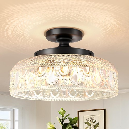 Semi flush mount ceiling light - ceiling,